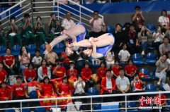 (粤港澳全运会)广东队摘得第十五届全国运动会跳水项目女子团体冠军